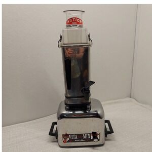Vintage VitaMix 3600 Plus Commercial Blender Stainless Steel Model 479043C Works